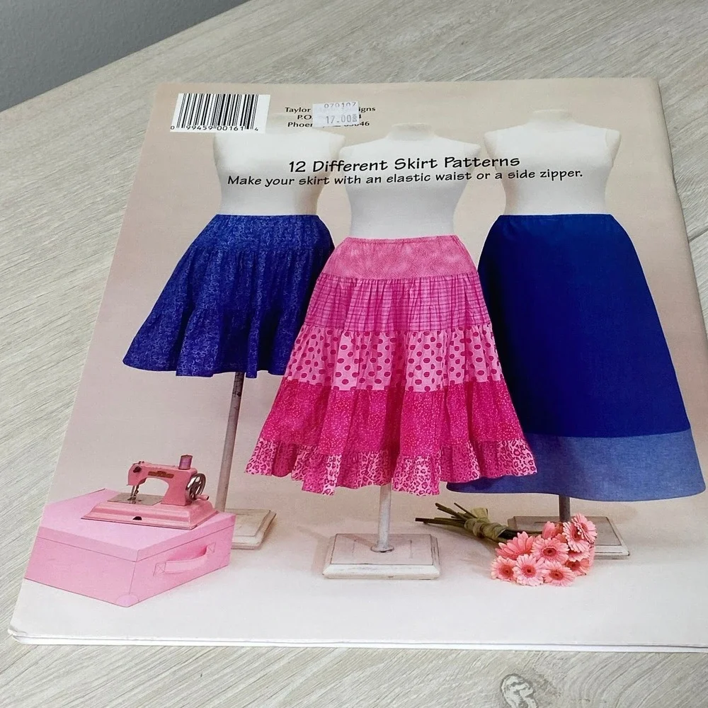 Taylor Made Designs Sassy Skirts Sewing Pattern Booklet Cindy Taylor Oates